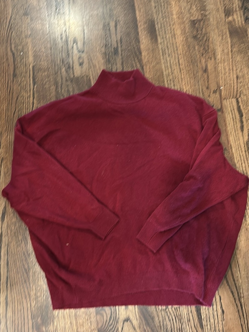 Hatch maternity Burgundy Turtleneck Sweater